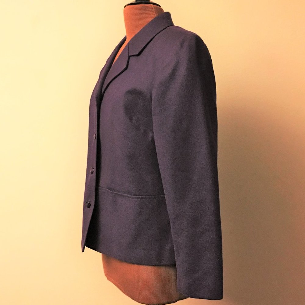 SAG HARBOR PETITE 100% Wool Blazer - Picture 5 of 9